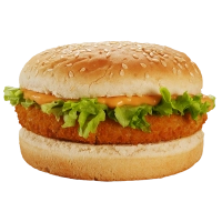 Chicken sate burger